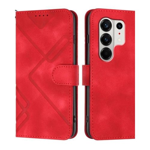 Generic Etui A Rabat Tecno Camon 50 Pro / Camon 50 Ultra Avec 1 Antichoc - Rouge