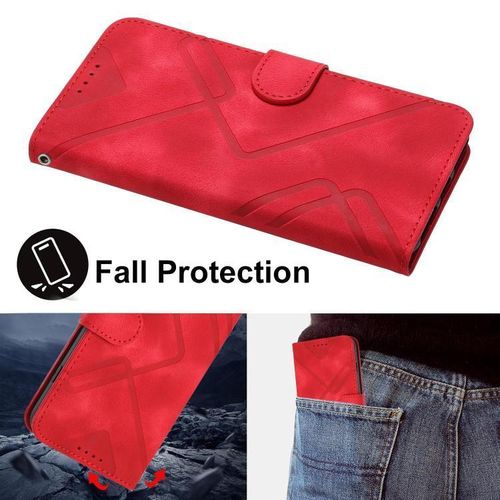 Generic Etui A Rabat Tecno Camon 50 Pro / Camon 50 Ultra Avec 1 Antichoc - Rouge - image 6