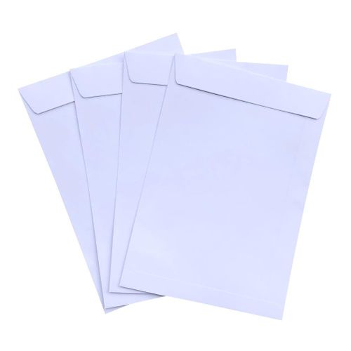 ACIPAC Enveloppe blanche A4 pochette – Paquet de 25