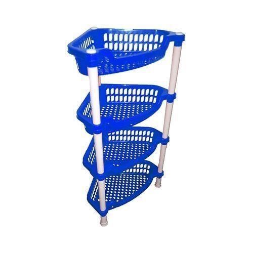 product_image_name-Generic-Tajplast Petite étagère Salle De Bain Ou Cuisine - Plastique - 4 Racks Stockage- Bleu-1