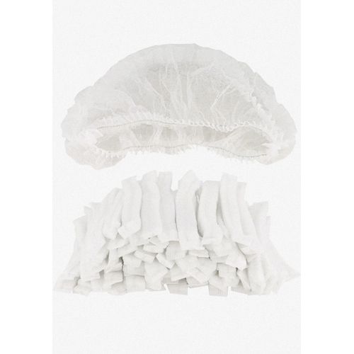 Dww-Charlotte Cheveux Jetable 100 Pice/sac(blanc), Jetable Blanc