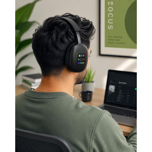 Generic Casque Bluetooth Sans Fil – Pliable, Micro Intégré, Confortable - image 4