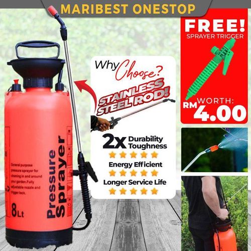 product_image_name-Generic-Pulvérisateur électrique portable à pompe à pression pour pelouse, jardin rechargeable 5L-2