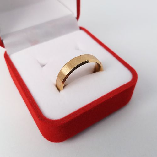 Fashion Bague De Mariage Et De Fiancailles En Or Plaque Brosse Prix pas cher Jumia CI