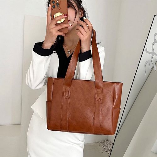 Meilleur sac à main en cuir PU pour femme fourre-tout avec une