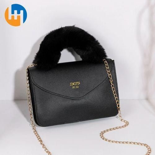 product_image_name-HUAHUA-HUAHUA Sac carré à petite chaîne en peluche à main, Sac pour téléphone portable, Sac bandoulière-1