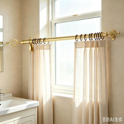 Belle Lot De 5 Tringles à Rideaux Extensible 1m20 à 2m dorée - image 5
