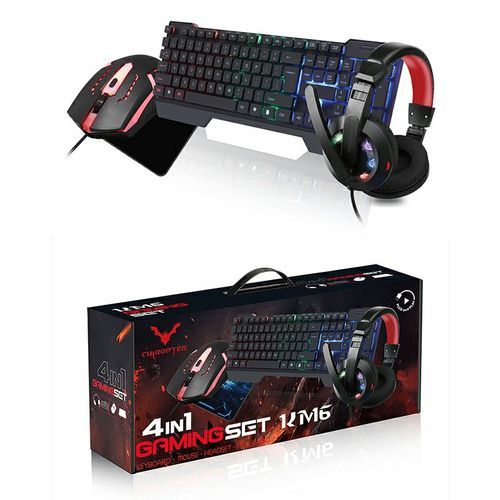 Generic Kit Gamer Clavier-Souris-Tapis-Casque - Prix pas cher