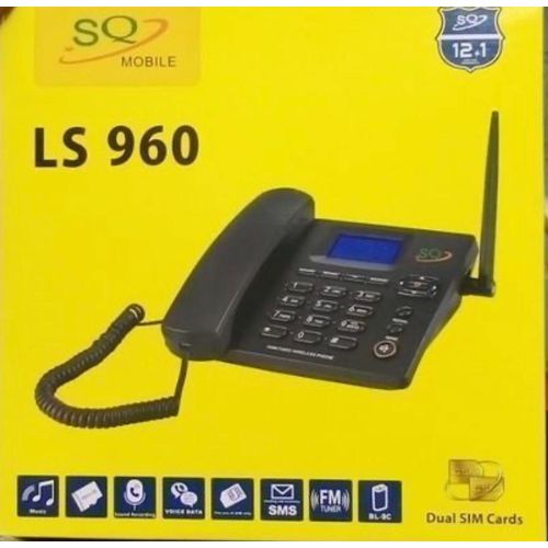 product_image_name-Generic-Téléphone Fixe GSM - Dual SIM - SQ Mobile LS 960 - MP3 - Radio FM-1