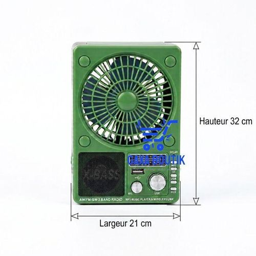Generic Radio fm avec ventilateur - image 2