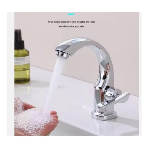 Generic Robinet de lavabo de salle de bains chromé