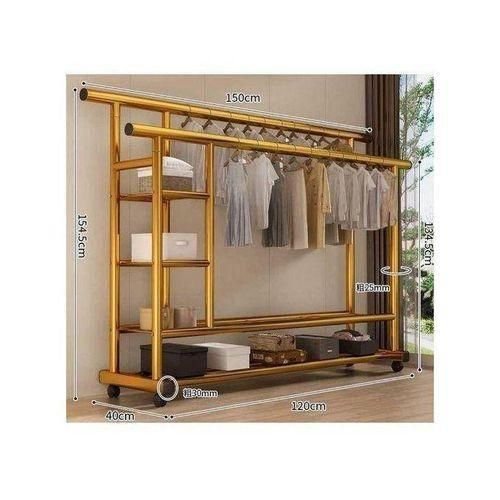 Generic Porte Vêtements Robuste avec Roulette - image 3