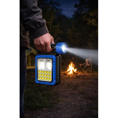 product_image_name-Generic-Lampe Torche LED Rechargeable Multifonction avec Projecteur Latéral-3