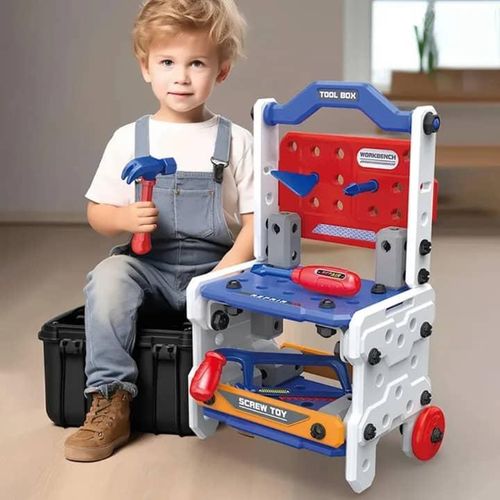 product_image_name-Generic-Boîte à Outils Enfant 3 en 1 – Tabouret, Mallette & Atelier de Bricolage-2