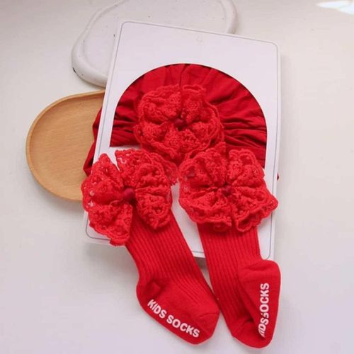 Fashion ACCESSOIRES BÉBÉ – BARETTE+CHAUSSETTE