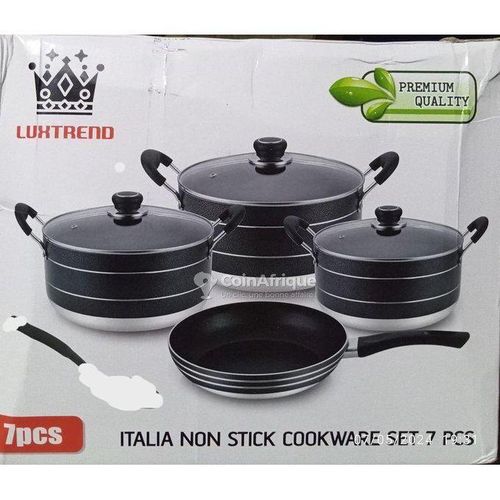 product_image_name-Best Choice-3 Pièces De Casserole Anti-Adhesive Plus Poele-1