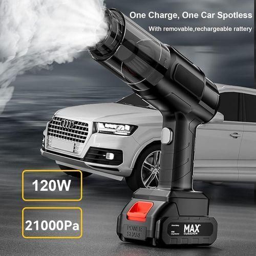 product_image_name-Generic-Aspirateur de voiture, 21 000 Pa, puissant aspirateur à main sans balais, 4 en 1, sans fil, rechargeable à faible bruit, mini aspirateur pour voiture, maison (noir)-1