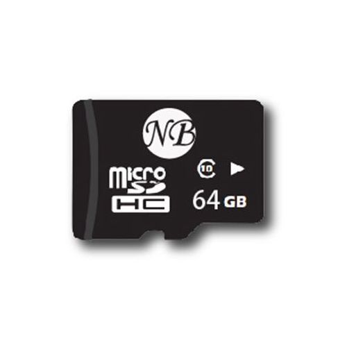 Carte Mémoire Micro SD - 64 Go - Noir