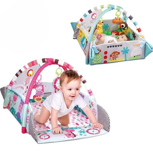 product_image_name-Generic-Tapis de jeu pliable 5 en 1 pour bébé avec aire de jeu musicale, tapis de jeu personnalisé pour bébé, aire de jeu avec clôture-2
