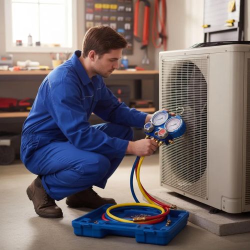 product_image_name-Generic-Manomètre VALUE VMG-2-R32-B pour climatiseur, gaz réfrigérant R22, R134a, R410a et R32-1