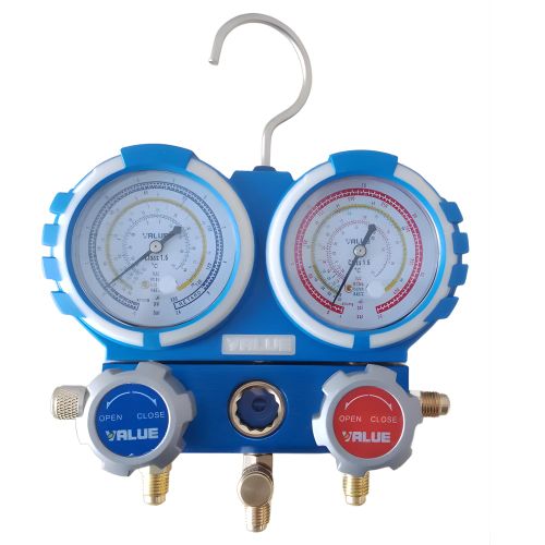 product_image_name-Generic-Manomètre VALUE VMG-2-R32-B pour climatiseur, gaz réfrigérant R22, R134a, R410a et R32-6