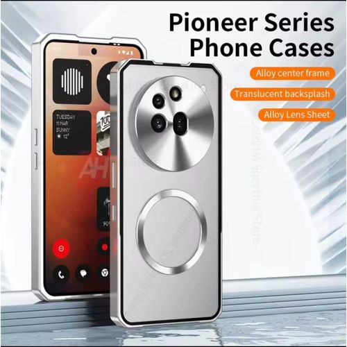 Generic Coque nothing phone 3a pro gris metalik