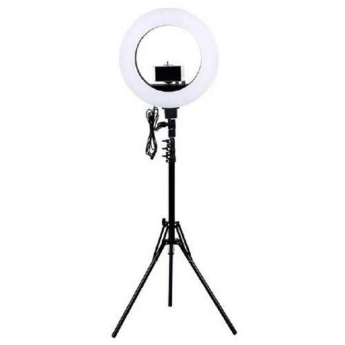 Generic Ring LED Selfie Ring Light 12" - Blanc - image 3