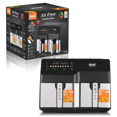 product_image_name-RAF-Air Fryer Familial 12 Litres - R.5342 -  Double Cuisson Indépendante - 10 Programmes-4
