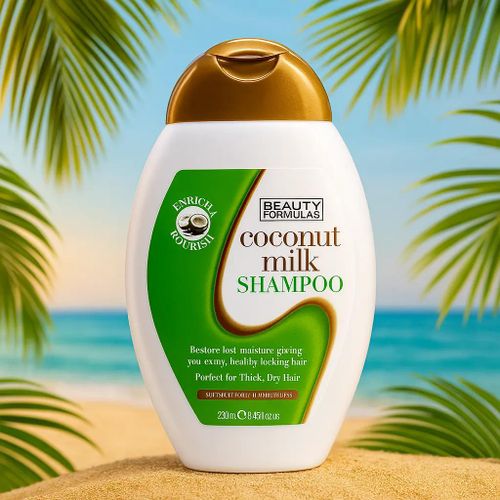 Beauty Formulas Shampoing Lait de Coco 250 ml