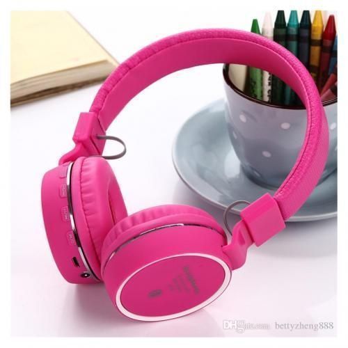 Casque Bluetooth MP3 rose