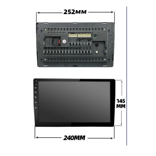 Autoradio 1din avec navigation sur écran rabattable, lecteur DVD, interface  AUX, USB