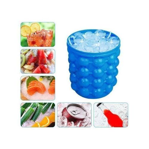 product_image_name-Generic-Bac à Glaçon En Silicone Moules à Glaçons Rond-1