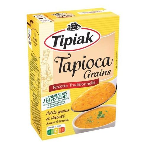 Generic Tapioca, TIPIAK,  petits grains et velouté recette traditionnelle 300gQualité supérieure.
