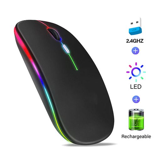 Generic Souris Bluetooth sans fil Rechargeable 2.4G USB souris