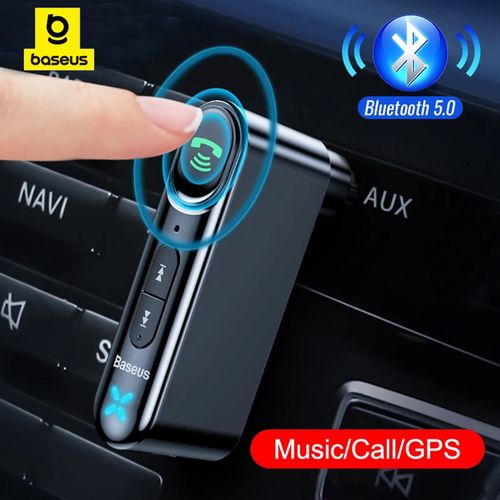 Baseus Récepteur Audio Bluetooth Qiyin AUX Mini Jack Pour Voiture Noir -  Prix pas cher