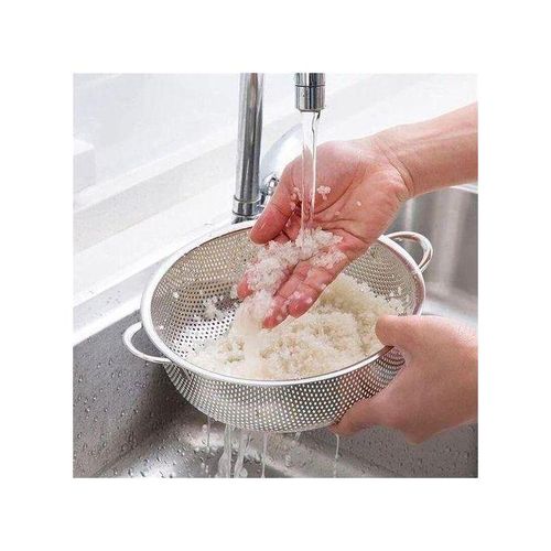 product_image_name-Generic-Cool Passoire De Cuisine A Deux Poignées En Acier Inoxydable-3