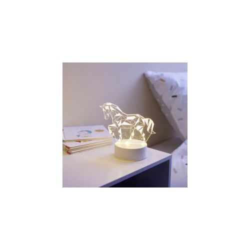 Generic Veilleuse en cheval led 3D - image 2