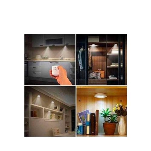 Generic Lot de 3 lampes LED sans fil avec télécommande pour intérieur - image 3