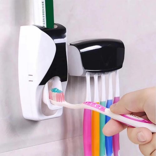 Generic Protège brosse à dents avec distributeur de dentifrice