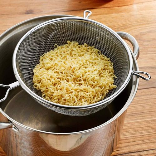 product_image_name-White Label-Passoire En Maille Fine Avec Double Oreille - Argent-4