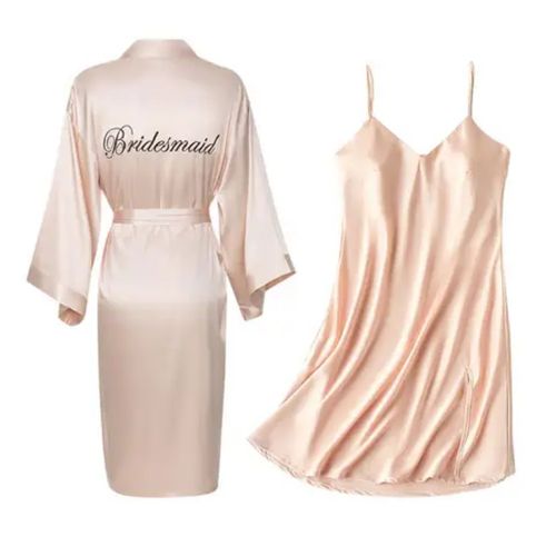 Fashion Ensemble Pyjamas Robe Gillet En Satin Prix pas cher Jumia CI