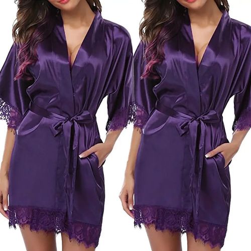 Fashion Robe De Nuit En Satin Pour Femme Prix pas cher Jumia CI