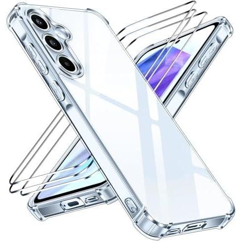 product_image_name-Generic-Coque Transparent MagSafe Compatible Samsung Galaxy A35/A55 Avec 3antichoc - Transparent-1
