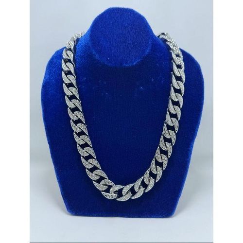 Generic Chic Chaîne En Strass Luxueuse Bling Argent...