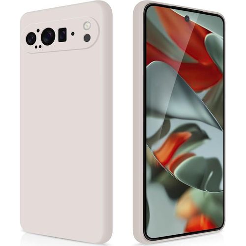 Generic Coque En Silicone Compatible Pour Google Pixel 9 Pro XL - BLANC