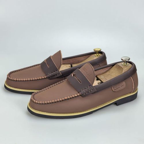 Gn Baladeuse Pour Hommes en cuir marron