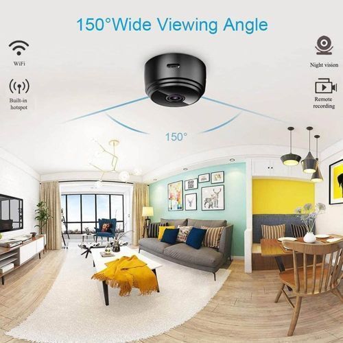 Generic Mini Camera Cachée WiFi Petite Caméra Vision Nocturne Full HD 1080P  à prix pas cher