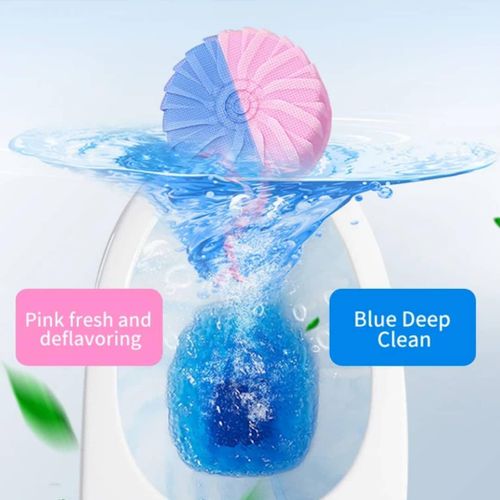 product_image_name-Generic-Lot De 10 Désodorisants De Haute Qualité Bleu-Rose Solide Bloc à Bulles Nettoyant Pour Cuvette De Toilette, Blocs De Nettoyage Pour Toilettes WC-4