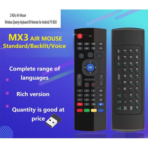 product_image_name-Generic-Télécommande Air Mouse Et Clavier MX3-1