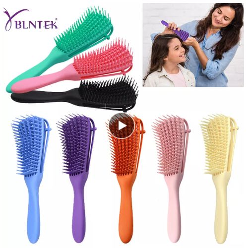 Brosse Démêlante pour Cheveux bouclés et crépus 